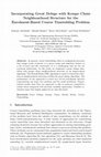 Research paper thumbnail of Incorporating Great Deluge with Kempe Chain Neighbourhood Structure for the Enrolment-Based Course Timetabling Problem