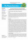 Research paper thumbnail of Assessment of heterosis for grain yield and its component traits in bread wheat (Triticum aestivum L