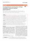 Research paper thumbnail of A computational reconstruction of Papio phylogeny using Alu insertion polymorphisms