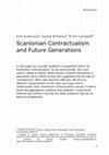 Research paper thumbnail of Scanlonian Contractualism and Future Generations