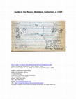 Research paper thumbnail of Guide to the Neutra Notebook Collection, c. 1950