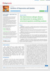 Research paper thumbnail of The link between allergic disease and depression in young adults: A structural equation modelling analysis