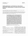 Research paper thumbnail of Methamphetamine and lentivirus interactions: Reciprocal enhancement of central nervous system disease