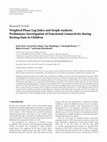 Research paper thumbnail of Weighted Phase Lag Index and Graph Analysis: Preliminary Investigation of Functional Connectivity during Resting State in Children