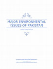 Research paper thumbnail of Major Environmental Issues of Pakistan