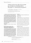 Research paper thumbnail of Artritis reactiva tras infección reciente por estreptococo betahemolítico del grupo A y Salmonella del grupo B