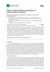 Research paper thumbnail of Copper-Catalyzed Trifluoromethylation of Alkoxypyridine Derivatives