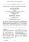 Research paper thumbnail of Power Line Communication applied on Intelligent Transportation Systems