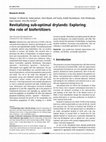 Research paper thumbnail of Revitalizing sub-optimal drylands: Exploring the role of biofertilizers