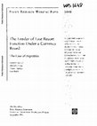 Research paper thumbnail of The Lender of Last Resort Function Under a Currency Board: The Case of Argentina