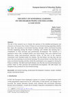 Research paper thumbnail of The Effect of Nonformal Learning on the Disabled People and Educators: A Case Study