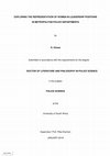 Research paper thumbnail of Exploring the representation of women in leadership positions in metropolitan police departments