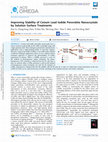 Research paper thumbnail of Improving Stability of Cesium Lead Iodide Perovskite Nanocrystals by Solution Surface Treatments