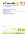 Research paper thumbnail of Enhancing detection sensitivity of piezoelectric plate sensor by increasing transverse electromechanical coupling constant