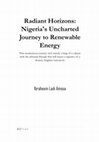 Research paper thumbnail of Radiant Horizons: Nigeria's Uncharted Journey to Renewable Energy