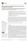 Research paper thumbnail of Effect of Lateral Laser-Cladding Process on the Corrosion Performance of Inconel 625