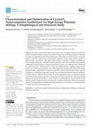 Research paper thumbnail of Characterization and Optimization of Cu-Al2O3 Nanocomposites Synthesized via High Energy Planetary Milling: A Morphological and Structural Study