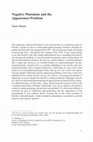 Research paper thumbnail of Negative Platonism and the Appearance-Problem