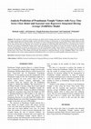 Research paper thumbnail of Analysis Prediction of Prambanan Temple Visitors with Fuzzy Time Series Chen Model and Seasonal Auto Regressive Integrated Moving Average (SARIMA) Model