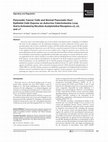 Research paper thumbnail of Pancreatic Cancer Cells and Normal Pancreatic Duct Epithelial Cells Express an Autocrine Catecholamine Loop that Is Activated by Nicotinic Acetylcholine Receptors α3, α5, and α7