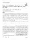 Research paper thumbnail of Selecting persistent atrial fibrillation patients for pulmonary vein isolation based on the response to amiodarone: efficacy of the “one step back” strategy