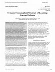 Research paper thumbnail of Systems Thinking for Principals of Learning- Focused Schools