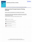 Research paper thumbnail of Exploring School Principals’ Systems Thinking Activities