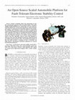 Research paper thumbnail of An Open-Source Scaled Automobile Platform for Fault-Tolerant Electronic Stability Control