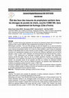 Research paper thumbnail of État des lieux des mesures de prophylaxie sanitaire dans les élevages de poulets de chairs, souche COBB 500, dans le département de Korhogo (Côte d’Ivoire)