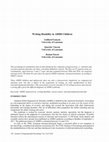 Research paper thumbnail of Writing Disability in ADHD Children