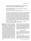 Research paper thumbnail of Reversal of experimental parkinsonism by using selective chemical ablation of the medial globus pallidus