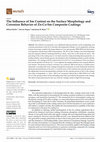 Research paper thumbnail of The Influence of Sm Content on the Surface Morphology and Corrosion Behavior of Zn-Co-Sm Composite Coatings