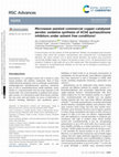 Research paper thumbnail of Microwave-assisted commercial copper-catalyzed aerobic oxidative synthesis of AChE quinazolinone inhibitors under solvent free conditions