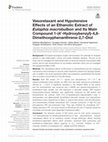 Research paper thumbnail of Vasorelaxant and Hypotensive Effects of an Ethanolic Extract of Eulophia macrobulbon and Its Main Compound 1-(4′-Hydroxybenzyl)-4,8-Dimethoxyphenanthrene-2,7-Diol