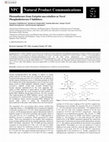 Research paper thumbnail of Phenanthrenes from <i>Eulophia macrobulbon</i> as Novel Phosphodiesterase-5 Inhibitors