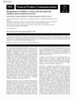 Research paper thumbnail of Phosphodiesterase Inhibitory Activity of the Flavonoids and Xanthones from Anaxagorea luzonensis