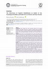 Research paper thumbnail of The Effectiveness of Cognitive Rehabilitation on Quality of Life, Psychological Flexibility and Health Worry in Patients with Panic Disorder