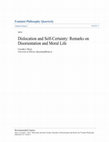 Research paper thumbnail of Dislocation and Self-Certainty