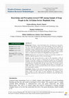 Research paper thumbnail of Knowledge and Perception toward VHF among Sample of Iraqi People in the Al-Ealam Sector /Baghdad, Iraq