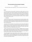 Research paper thumbnail of The twin paradox and the principle of relativity