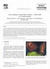 Research paper thumbnail of Laser cleaning of stained glass windows – Final results of a research project