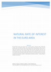 Research paper thumbnail of Natural Rate of Interest in the Euro Area