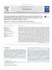 Research paper thumbnail of N-nitrosodimethylamine (NDMA) formation during ozonation of wastewater and water treatment polymers