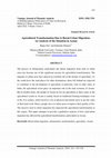 Research paper thumbnail of Agricultural Transformation in Rural-Urban Migration: An Analysis of the Situation in Assam