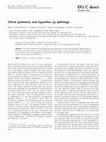 Research paper thumbnail of Chiral symmetry and hyperfine q(q)over-bar splittings