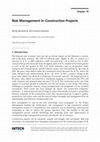 Research paper thumbnail of Risk Management in Construction Projects