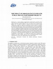 Research paper thumbnail of The Impact of Obsolescence in Health Public Private Partnership Projects