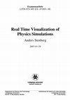 Research paper thumbnail of Real Time Visualization of Physics Simulations