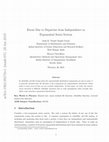 Research paper thumbnail of Errors Due to Departure from Independence in Exponential Series System