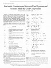 Research paper thumbnail of Stochastic Comparisons Between Used Systems and Systems Made by Used Components